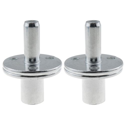 Heyous 2PCS Metal M12 Bed Post Connector Screw in 3 Holes T Nut Furniture Hardware Fitting Nut for Connecting Bedposts Cabinet Leg Sofa Leg