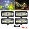 4PCS 7'' LED WORK LIGHTS fit Caterpillar Construction Equipment Forklift Tractor