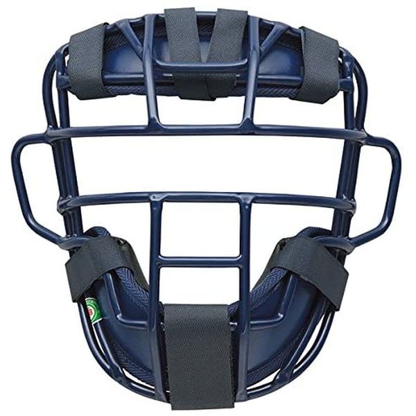 Zett BLM3295A Baseball Soft Catcher Mask, Pro Status, Navy (2900)