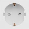 BG EMSCHSW Euro Module 16A Schuko Unswitched Socket - White