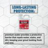 Tile Grout Sealer Kit: Grout Sealer Tile Joint Protector w/ Brush Tip & 2 Towels