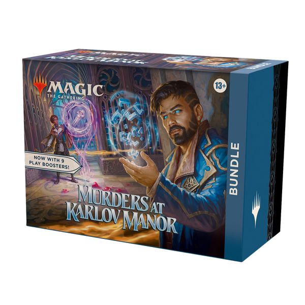 Magic Pack: The Gathering Murders in Karlov Manor - 9 Game Booster Packs, 30 Field Cards + Exclusive Accessories