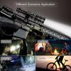 100000LM Super Bright LED Tactical Flashlight Rechargeable LED Work Light