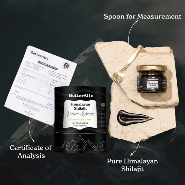 pure himalayan shilajit resin dietary supplement