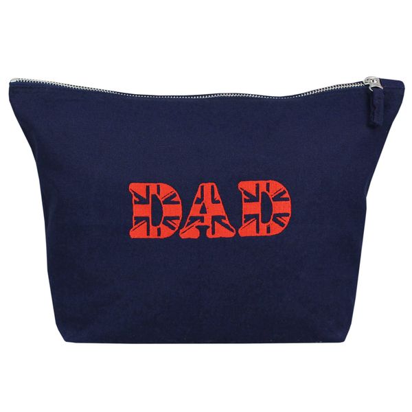 Dad Union Jack Navy Navy Wash Bag Gift