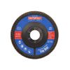 Faithfull Sanding Flap Disk Aluninium Oxide 80 Grit (Medium) 115mm (4.5") For Angle Grinders