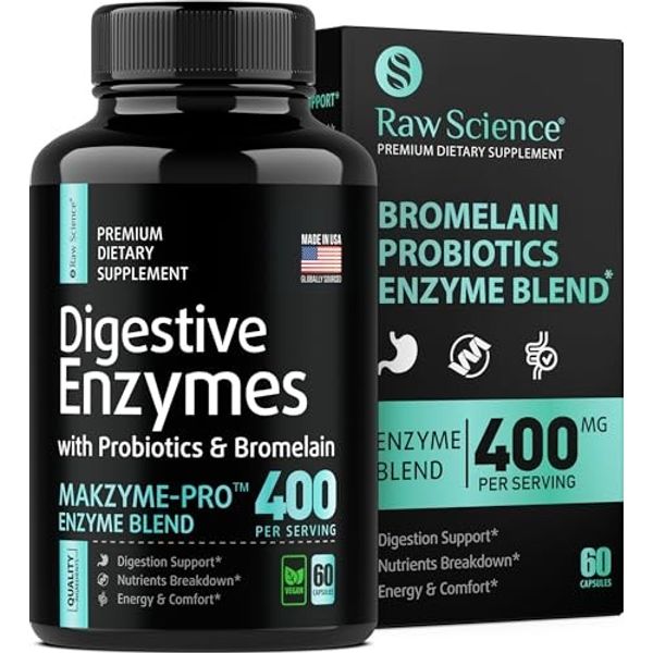 Raw Science Digestive Enzymes With Probiotics