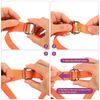 sourcing map 50Pcs Slide Buckle 4/5" Tri-Glide Slides Adjuster Strap Slider, Bronze