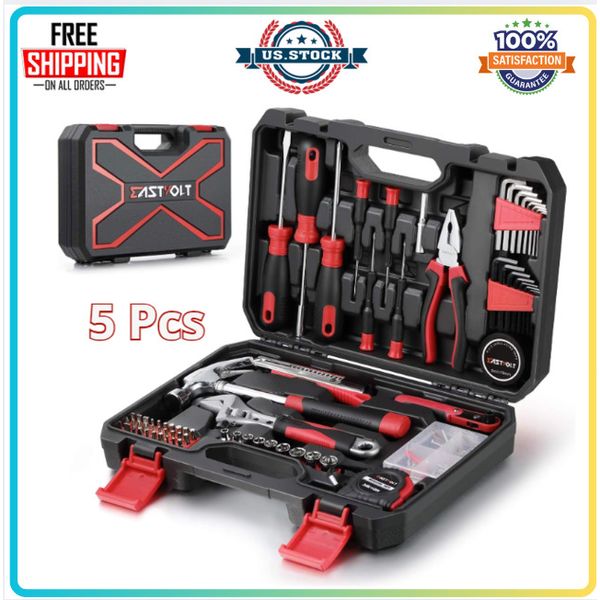 128-Piece Home Repair Tool Set, Tool Sets for Homeowners, General Household