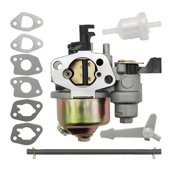 Hoypeyfiy GX160 Carburetor Replacement for Honda GX120 GX140 GX168 GX200 4HP 5.5HP 6.5HP Small Engine Generator Pressure Washer Kart Carb Kit 16100-ZH8-W61 16100-ZH7-W51