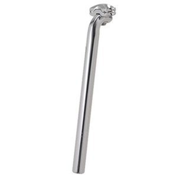 kalloy SP-248D Aluminum Seat Pillar, Bicycle, Seatpost, Silver, Length: 13.8 inches (350 mm), Offset: 1.0 inches (25 mm), Weight: 10.2 oz (290 g) (φ27.2 mm), Pillar Diameter: 1.0 inches (27.2 mm),