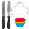108Pcs DIY Baking Cupcake Cake Decorating Supplies Tool Kit Turntable Stand Pen