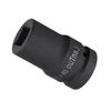 WorkBless 1" Drive by 21mm Square Impact Socket, 80mm Length CR-MO, Standard Metric Sizes