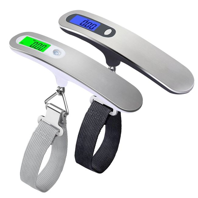 High Precision Luggage Scale Digital Scale Heavy Duty Weight Scale Hanging  Scale Ultra Portable Scale MAX 110lb/50kg Suitcase Scale for Travel 