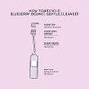 Glow Recipe Blueberry Bounce Gentle Face Cleanser - Moisturizing Makeup Remover + Foaming Face Wash - Hydrating Facial Cleanser with Hyaluronic Acid & Exfoliating Face Wash Pore-Refining AHAs (5.41oz)
