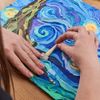 Oktoclay Starry Night Foam Paint Set, 10005, Multicolor, One Size
