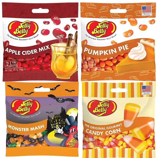 Jelly Belly Fall Favorites Apple Cider, Pumpkin Pie & More (Free Shipping) 4x3.5