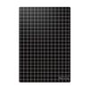 Kyoei Plastic Underlayment Writing Mat A5 Black Square WMS-A5-BL
