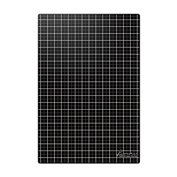 Kyoei Plastic Underlayment Writing Mat A5 Black Square WMS-A5-BL