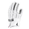STX LZR Lacrosse Gloves, Extra Small, White, Pair