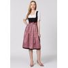 Stockerpoint Women's Corinna Midi Dirndl Apron, Rose, 14-18