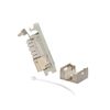 kenable CAT6A Patch Cable RJ45 SHIELDED Module Keystone with Name Plate [Cat6A RJ45 Socket]