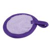 VOCOSTE Soft Flannel Pads Reusable Makeup Remover Eco Pads Facial Makeup Cleansing for Most Skin Types 3 Pcs Lavender Purple