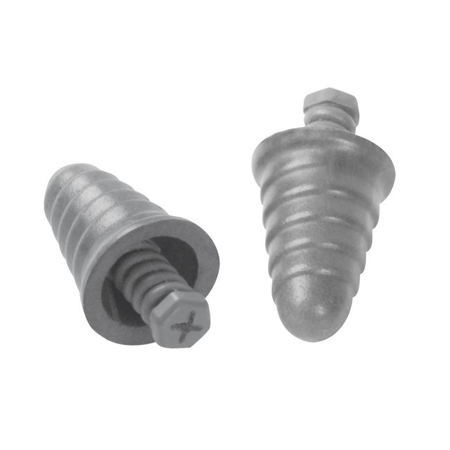 3M 10093045929518 E-A-R Skull Screws P1300 Push-to-Fit Uncorded Earplugs, 9" x 5" x 0.06666" (Pack of 120)