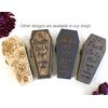 Coffin Ring Bearer Pillow Box - Til Death Do Us Part Engraved | Personalize Option