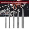 AKOZON 5 Piece Straight Screw Extractor Assorted Damaged Bolt Easy Out Removal Tool Square Type
