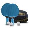 Senston Table Tennis Rackets Set, Professional Table Tennis Racket with 3 Balls, Composite Rubber Ping Pong Paddle Set