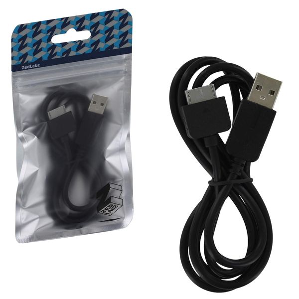 Cable for Sony PS Vita 1000 handheld console 1M data sync & charge USB lead – Black | ZedLabz