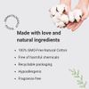 Veeda 100% Natural Cotton Compact BPA-Free Applicator Tampons Chlorine, Toxin and Pesticide Free, Super, 16 Count