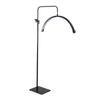 Luna Floor Lamp Half Moon Manicure Nail Table LED Light, Black