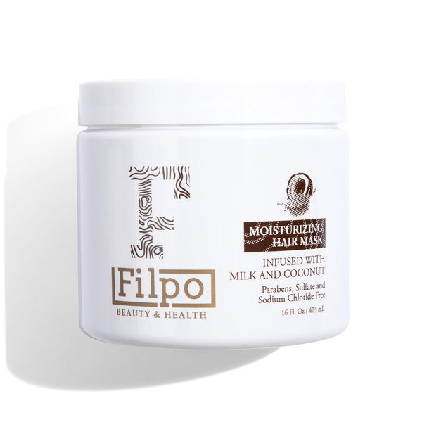 FILPO Coconut Milk Hair Mask - Coconut Oil Deep Conditioning Hair Mask fo r Dry Damaged Hair and Growth, Sulfate Free Hair Conditioner for Damaged Hair, Argan Oil Conditioner, Hair Care for Curly Hair