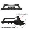 3D SKULL FLAMES BONES BLACK MOTORCYCLE LICENSE PLATE FRAME FOR DUCATI