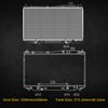 DWVO Complete Radiator Compatible with 2001 2002 2003 2004 2005 Civic, Compatible with 2001-2005 EL L4 1.7L DWRD0003
