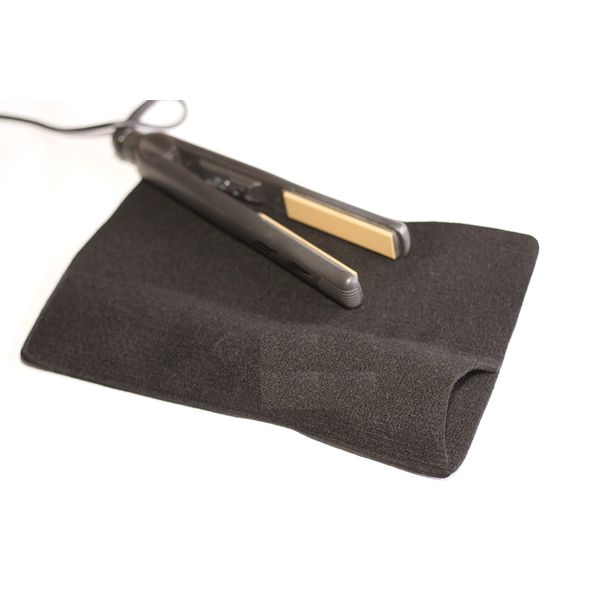 Heatproof Heat Mat with Travel Pouch for GHD Mat , Cloud 9 & Other Wide Hair Straighteners