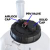 Replacement Screw Cap for PET Beer Bottles, Fermzilla - Standard 2 Liter Size