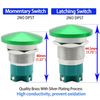 22mm Momentary Mushroom Head Push Button Switch Waterproof 10A DC12V 24V 110V