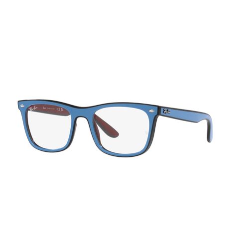 Ray-Ban RX7209F Prescription Eyewear Frames, 8213 AZURE GREY BORDEAUX