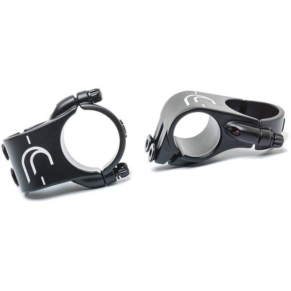Deda Elementi Parabolica Handlebar Extension Clamps, Black, 31.7mm