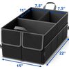 EPAuto 3-Compartment Cargo Trunk Storage Organizer