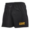 Rothco Army Physical Training Shorts, Black/Gold, 3XL
