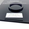 Boxing Glove Display Case - Single Portrait Black Base (With Mirror)