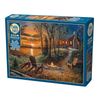 Cobble Hill 500 Piece Puzzle - Fireside - Sample Poster Included