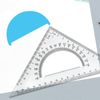BronaGrand Triangle Ruler Square Set, 30/60 and 45/90 Degrees, Set of 2