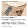 NIP Floor Register 4” X 10” - Decor Vent Cover for Home