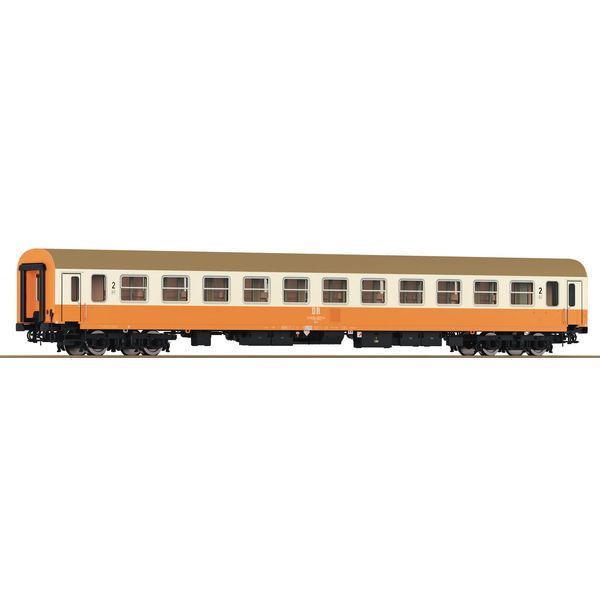 Roco 6200043 H0 Express Train Car 2nd Class DR 2nd Class Bm