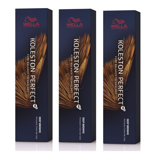 Wella Koleston Perfect ME+ 10/1 Light Blonde Ash Pack of 3 x 60 ml